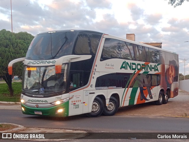 Empresa de Transportes Andorinha 7309 na cidade de Presidente Venceslau, São Paulo, Brasil, por Carlos Morais. ID da foto: 11566942.