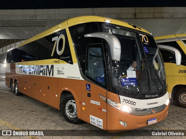 Viação Nova Itapemirim 70000 na cidade de Belo Horizonte, Minas Gerais, Brasil, por Gabriel Oliveira. Número da foto: #11568075.