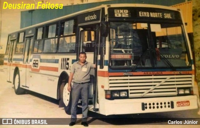 Rápido Araguaia 1115-2 na cidade de Goiânia, Goiás, Brasil, por Carlos Júnior. Número da foto: #11567891.