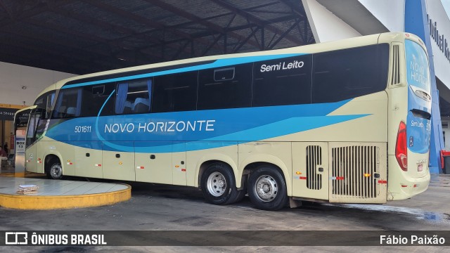 Viação Novo Horizonte 501611 na cidade de Goiânia, Goiás, Brasil, por Fábio Paixão. Número da foto: #11565315.