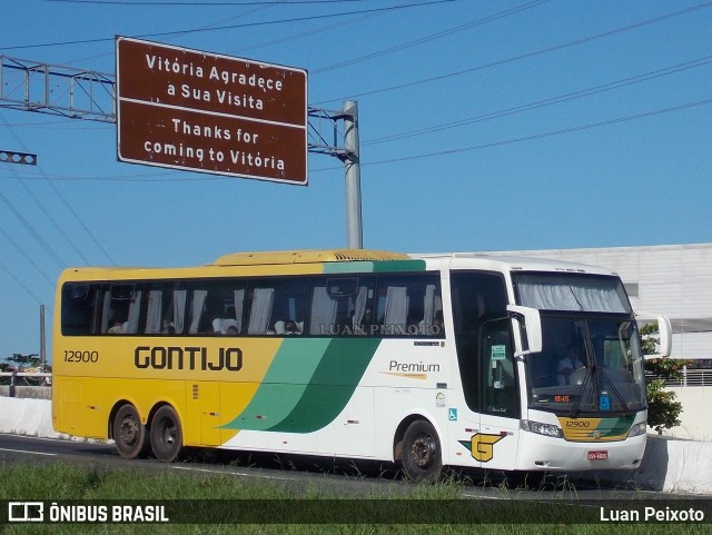 Empresa Gontijo de Transportes 12900 na cidade de Vitória, Espírito Santo, Brasil, por Luan Peixoto. ID da foto: 11565721.