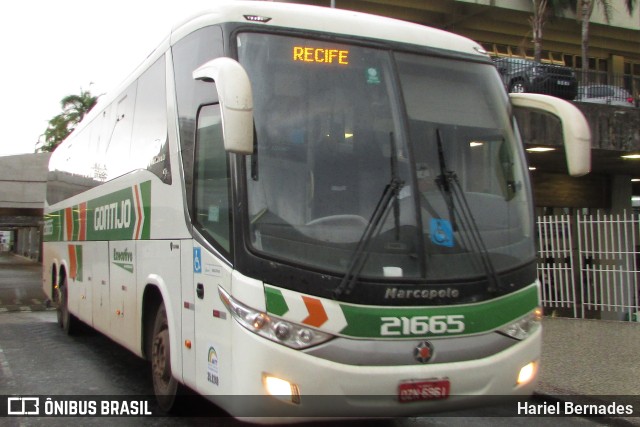 Empresa Gontijo de Transportes 21665 na cidade de Belo Horizonte, Minas Gerais, Brasil, por Hariel Bernades. Número da foto: #11566827.