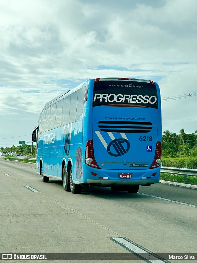 Auto Viação Progresso 6218 na cidade de São José de Mipibu, Rio Grande do Norte, Brasil, por Marco Silva. ID da foto: 11566280.