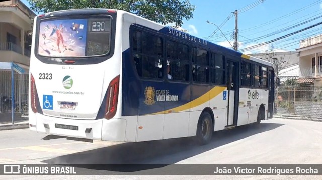 Viação Elite 2323 na cidade de Volta Redonda, Rio de Janeiro, Brasil, por João Victor Rodrigues Rocha. Número da foto: #11567210.