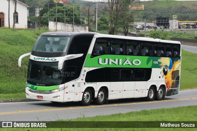 Empresa União de Transportes 4186 na cidade de Aparecida, São Paulo, Brasil, por Matheus Souza. ID da foto: 11568049.