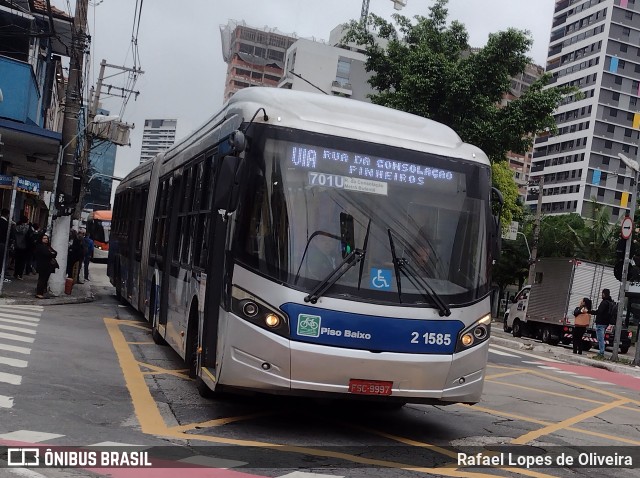 Sambaíba Transportes Urbanos 2 1585 na cidade de São Paulo, São Paulo, Brasil, por Rafael Lopes de Oliveira. Número da foto: #11565587.