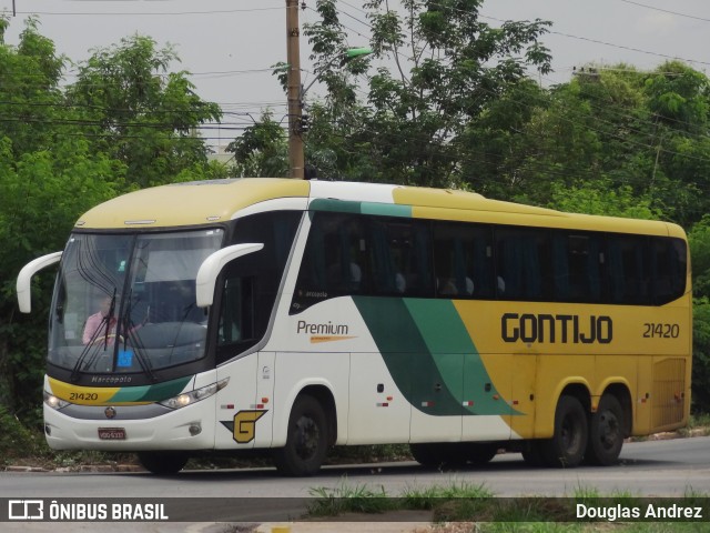 Empresa Gontijo de Transportes 21420 na cidade de Cuiabá, Mato Grosso, Brasil, por Douglas Andrez. Número da foto: #11565212.