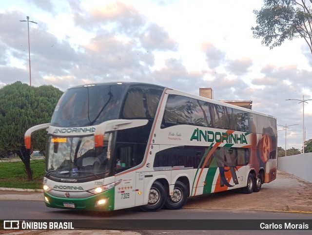 Empresa de Transportes Andorinha 7309 na cidade de Presidente Venceslau, São Paulo, Brasil, por Carlos Morais. ID da foto: 11566935.