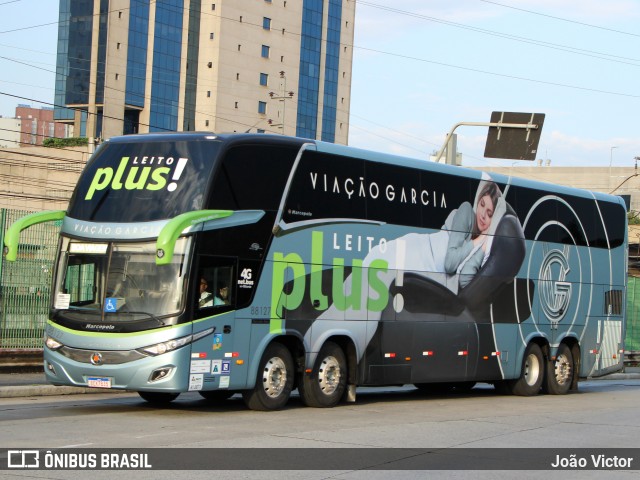 Viação Garcia 88127 na cidade de São Paulo, São Paulo, Brasil, por João Victor. ID da foto: 11567501.