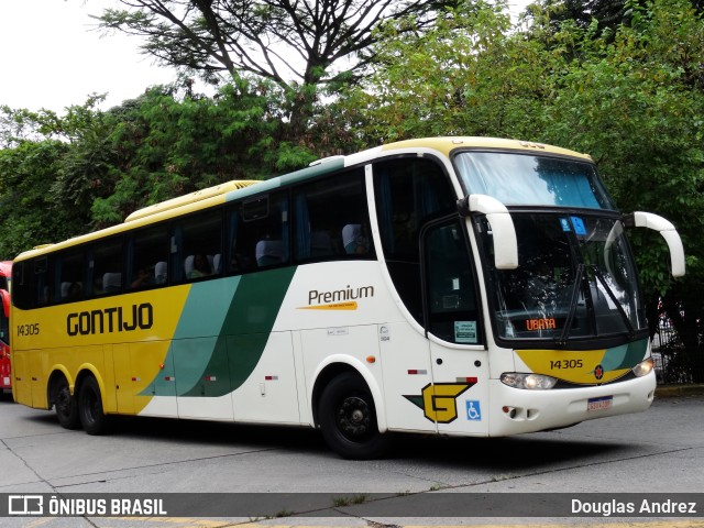 Empresa Gontijo de Transportes 14305 na cidade de São Paulo, São Paulo, Brasil, por Douglas Andrez. ID da foto: 11565203.