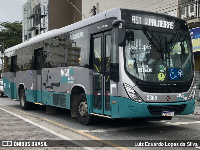 SIT Macaé Transportes 2368 na cidade de Macaé, Rio de Janeiro, Brasil, por Luiz Eduardo Lopes da Silva. ID da foto: 11566656.