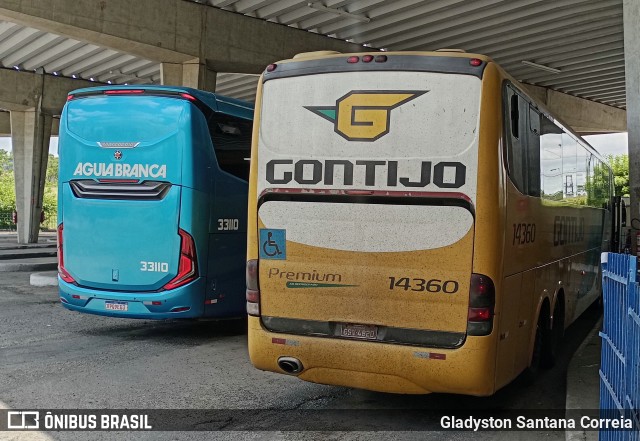 Empresa Gontijo de Transportes 14360 na cidade de Aracaju, Sergipe, Brasil, por Gladyston Santana Correia. Número da foto: #11568171.