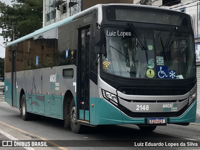 SIT Macaé Transportes 2148 na cidade de Macaé, Rio de Janeiro, Brasil, por Luiz Eduardo Lopes da Silva. Número da foto: #11566658.