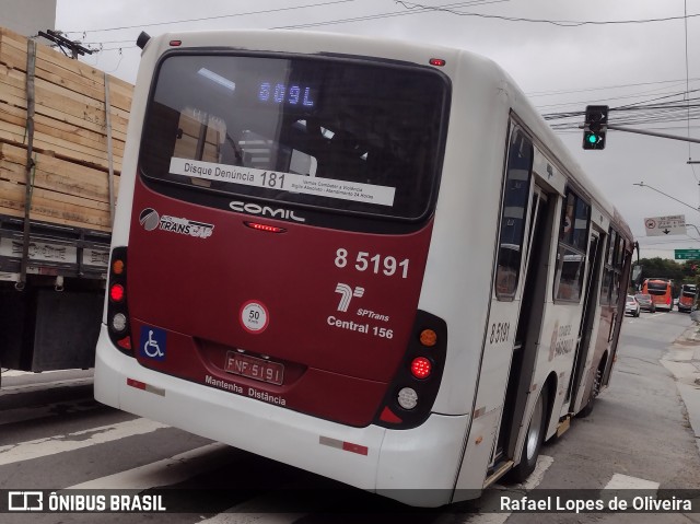 Auto Viação Transcap >> Auto Bless Transportes 8 5191 na cidade de São Paulo, São Paulo, Brasil, por Rafael Lopes de Oliveira. Número da foto: #11565570.