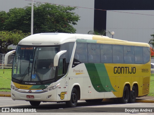 Empresa Gontijo de Transportes 18655 na cidade de Goiânia, Goiás, Brasil, por Douglas Andrez. Número da foto: #11565209.