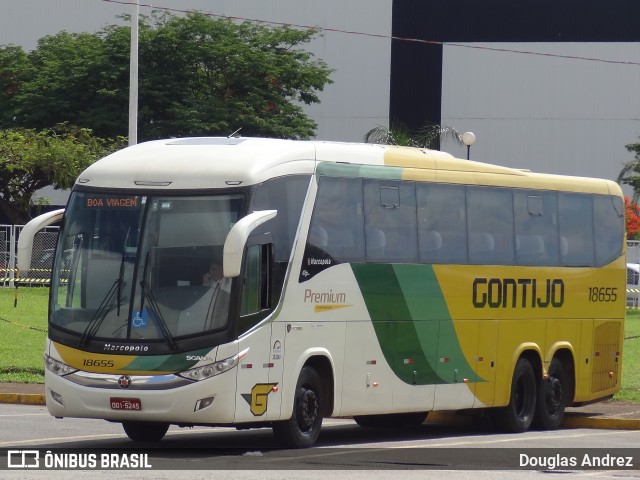 Empresa Gontijo de Transportes 18655 na cidade de Goiânia, Goiás, Brasil, por Douglas Andrez. ID da foto: 11565209.