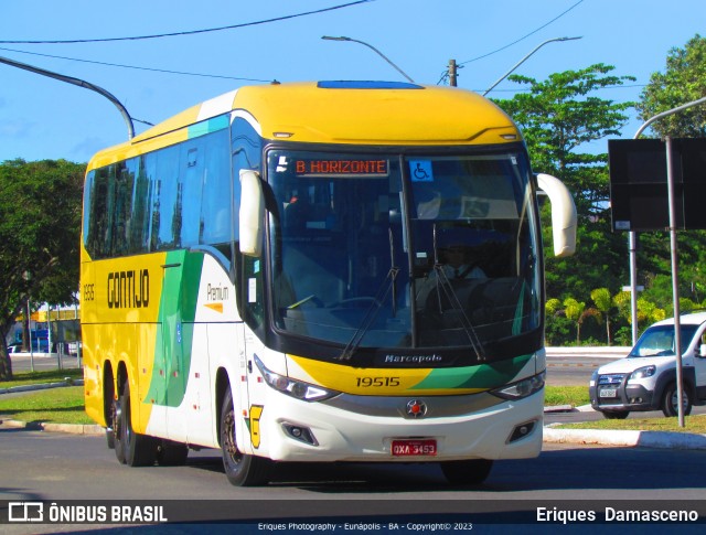 Empresa Gontijo de Transportes 19515 na cidade de Eunápolis, Bahia, Brasil, por Eriques  Damasceno. Número da foto: #11570915.