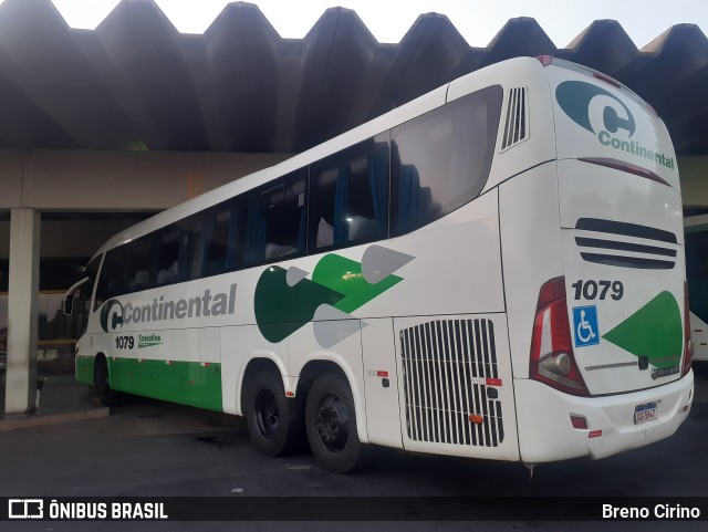 Viação Continental de Transportes 1079 na cidade de Araxá, Minas Gerais, Brasil, por Breno Cirino. ID da foto: 11568669.