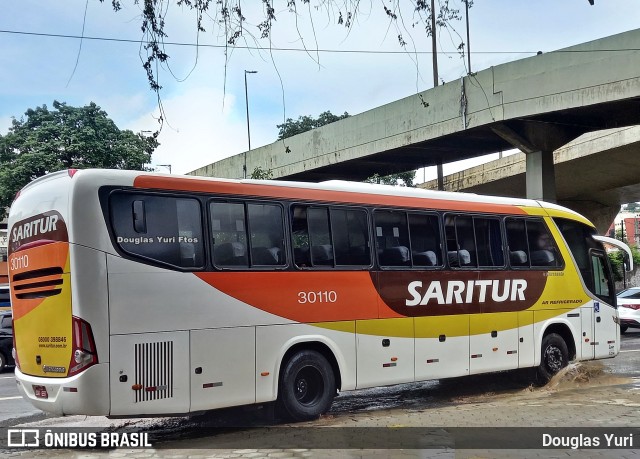 Saritur - Santa Rita Transporte Urbano e Rodoviário 30110 na cidade de Belo Horizonte, Minas Gerais, Brasil, por Douglas Yuri. ID da foto: 11568943.