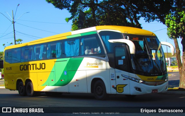 Empresa Gontijo de Transportes 19515 na cidade de Eunápolis, Bahia, Brasil, por Eriques  Damasceno. ID da foto: 11570914.