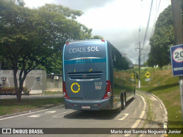 Viação Cidade Sol 8610 na cidade de Salvador, Bahia, Brasil, por Mario dos Santos Nogueira Junior. ID da foto: 11568746.