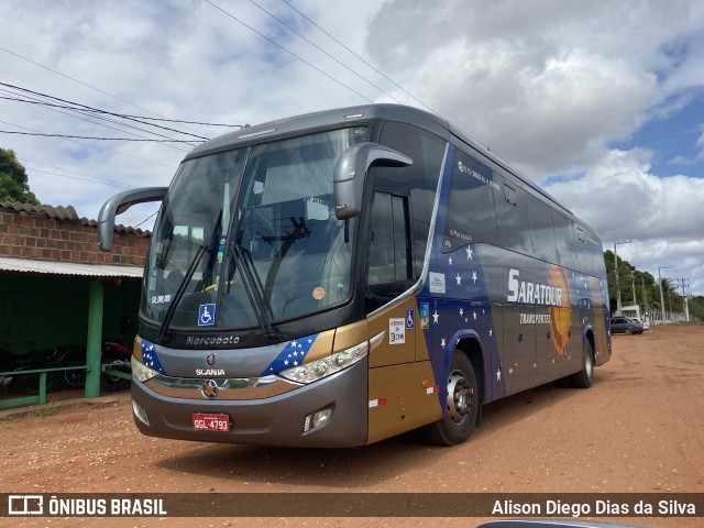 Saratour Transportes e Turismo 1652 na cidade de Assu, Rio Grande do Norte, Brasil, por Alison Diego Dias da Silva. Número da foto: #11569008.
