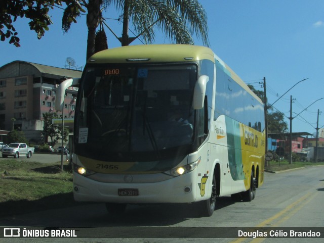 Empresa Gontijo de Transportes 21455 na cidade de João Monlevade, Minas Gerais, Brasil, por Douglas Célio Brandao. ID da foto: 11570780.