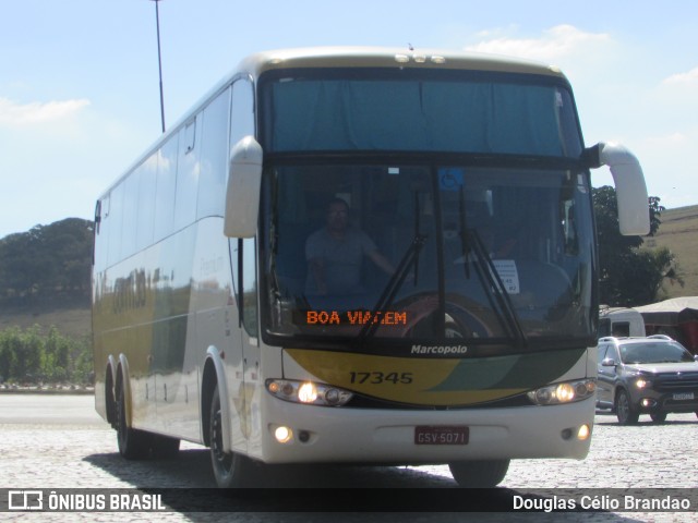 Empresa Gontijo de Transportes 17345 na cidade de João Monlevade, Minas Gerais, Brasil, por Douglas Célio Brandao. ID da foto: 11570800.