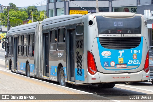 Viação Grajaú S.A. 6 1541 na cidade de São Paulo, São Paulo, Brasil, por Lucas Sousa. ID da foto: 11570902.