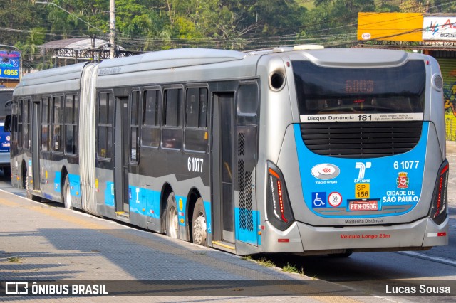 Viação Grajaú S.A. 6 1077 na cidade de São Paulo, São Paulo, Brasil, por Lucas Sousa. Número da foto: #11570905.