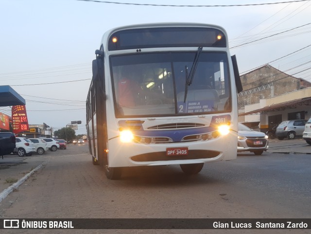 Transvida Transporte Coletivo 2061 na cidade de Ji-Paraná, Rondônia, Brasil, por Gian Lucas  Santana Zardo. Número da foto: #11568510.