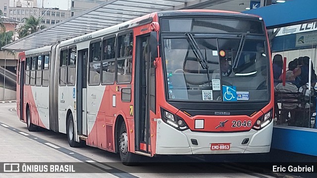 Itajaí Transportes Coletivos 2046 na cidade de Campinas, São Paulo, Brasil, por Eric Gabriel. Número da foto: #11568951.