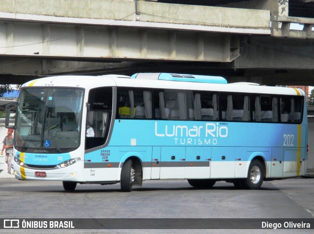 Log Rio Transporte e Turismo 202 na cidade de Rio de Janeiro, Rio de Janeiro, Brasil, por Diego Oliveira. ID da foto: 11569069.