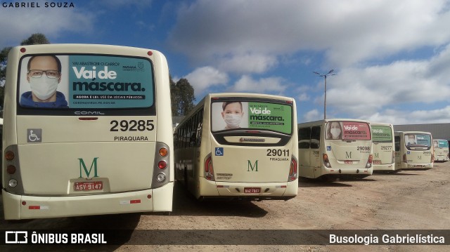 Viação Piraquara 29285 na cidade de Piraquara, Paraná, Brasil, por Busologia Gabrielística. Número da foto: #11568365.