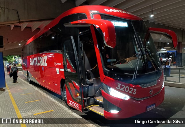 Viação Santa Cruz 32023 na cidade de São Caetano do Sul, São Paulo, Brasil, por Diego Cardoso da Silva. Número da foto: #11569623.