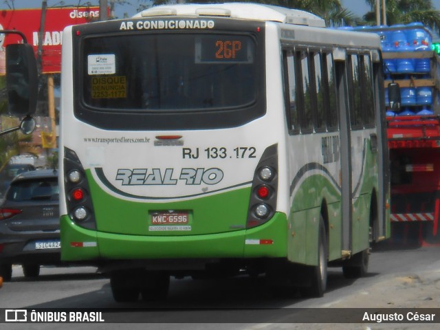 Expresso Real Rio RJ 133.172 na cidade de Itaguaí, Rio de Janeiro, Brasil, por Augusto César. ID da foto: 11571288.