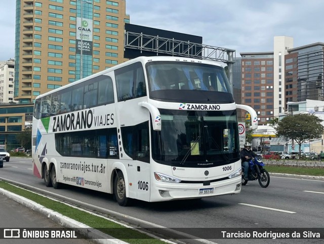 Zamorano Viajes 1006 na cidade de Florianópolis, Santa Catarina, Brasil, por Tarcisio Rodrigues da Silva. ID da foto: 11572682.