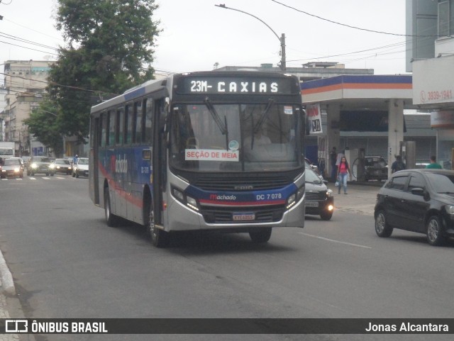 Transportes Machado DC 7.078 na cidade de Duque de Caxias, Rio de Janeiro, Brasil, por Jonas Alcantara. ID da foto: 11571787.