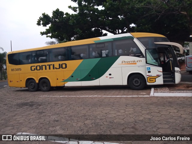 Empresa Gontijo de Transportes 18385 na cidade de Bauru, São Paulo, Brasil, por Joao Carlos Freire. ID da foto: 11571730.