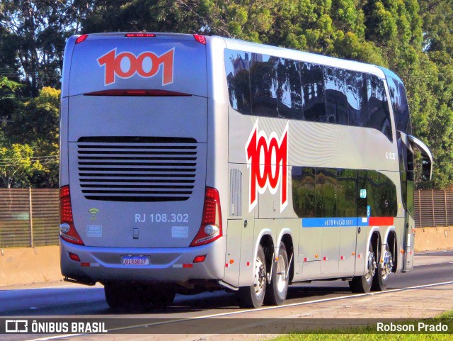 Auto Viação 1001 RJ 108.302 na cidade de São José dos Campos, São Paulo, Brasil, por Robson Prado. ID da foto: 11572405.