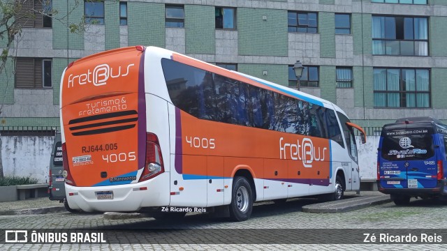 FretBus Fretamento e Turismo RJ 644.005 na cidade de Petrópolis, Rio de Janeiro, Brasil, por Zé Ricardo Reis. Número da foto: #11572484.