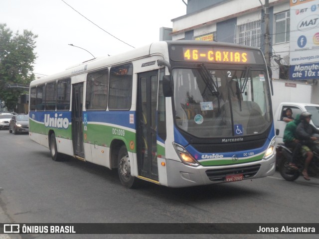 Viação União DC 1.009 na cidade de Duque de Caxias, Rio de Janeiro, Brasil, por Jonas Alcantara. Número da foto: #11572307.
