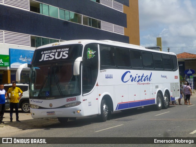 Cristal Transportes 2008 na cidade de João Pessoa, Paraíba, Brasil, por Emerson Nobrega. ID da foto: 11573440.