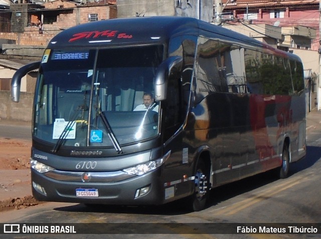 Style Bus 6100 na cidade de Três Corações, Minas Gerais, Brasil, por Fábio Mateus Tibúrcio. ID da foto: 11571463.