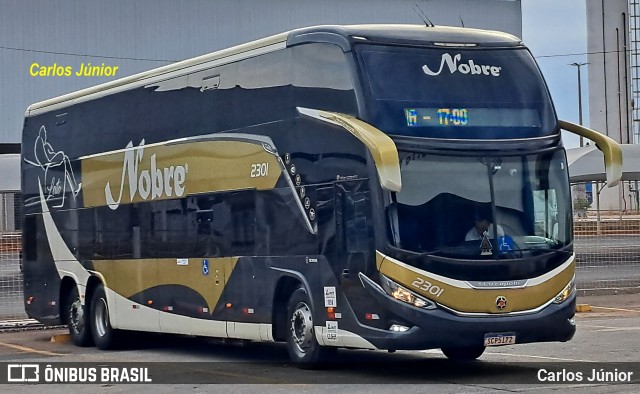 Nobre Turismo 2301 na cidade de Goiânia, Goiás, Brasil, por Carlos Júnior. Número da foto: #11572839.