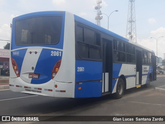 Transvida Transporte Coletivo 2061 na cidade de Ji-Paraná, Rondônia, Brasil, por Gian Lucas  Santana Zardo. Número da foto: #11571404.