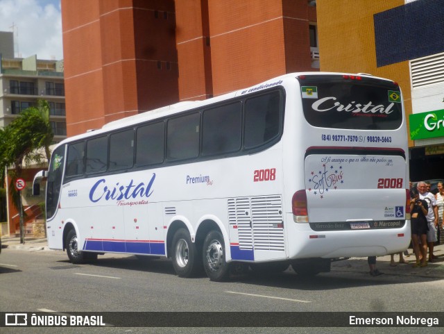 Cristal Transportes 2008 na cidade de João Pessoa, Paraíba, Brasil, por Emerson Nobrega. ID da foto: 11573444.