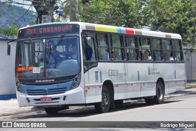 Transportes Futuro C30218 na cidade de Rio de Janeiro, Rio de Janeiro, Brasil, por Rodrigo Miguel. ID da foto: 11574408.