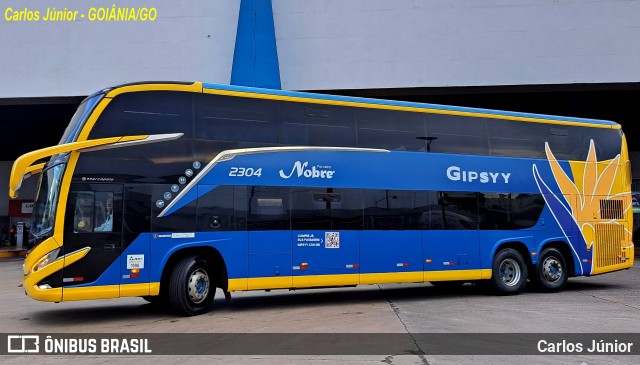Nobre Turismo 2304 na cidade de Goiânia, Goiás, Brasil, por Carlos Júnior. Número da foto: #11574111.