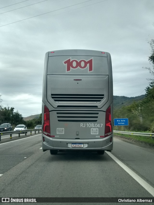 Auto Viação 1001 RJ 108.047 na cidade de Rio Bonito, Rio de Janeiro, Brasil, por Christiano Albernaz. Número da foto: #11574367.